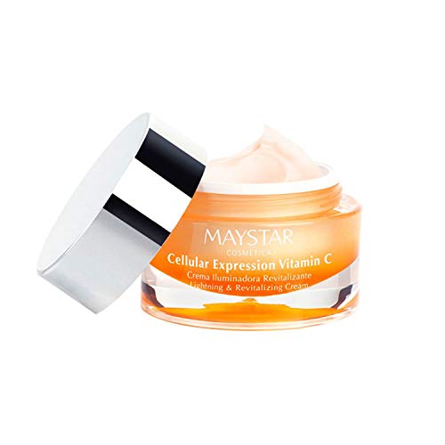 Maystar Skincare – Mascarilla en Mousse Iluminadora con Vitamina C, Antiedad, Gama Celullar Expression, 50 ml