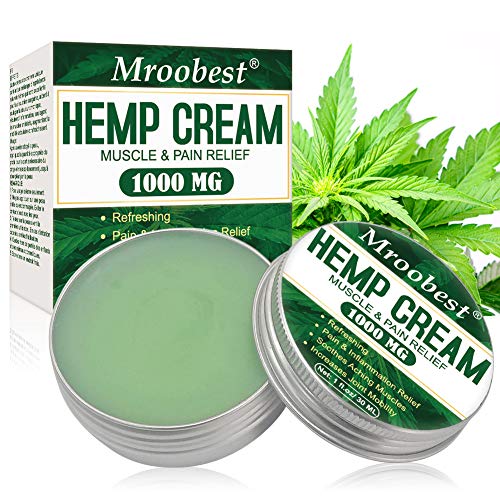 Mroobest Hemp Cream, Crema De Cáñamo, Bálsamo de cáñamo, Gel De Cáñamo, Crema de Cáñamo con 3500 mg, Extracto de Cáñamo para Aliviar Dolor Articulaciones y Músculos y Articulacion - 30 ML