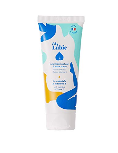 MY LUBIE Gel intimo lubricante natural a base de agua enriquecido con caléndula y vitamina E | Comestible - Vegano - Hidratante - Envase eco-responsable - para Mujeres y Hombres - fabricado en Francia