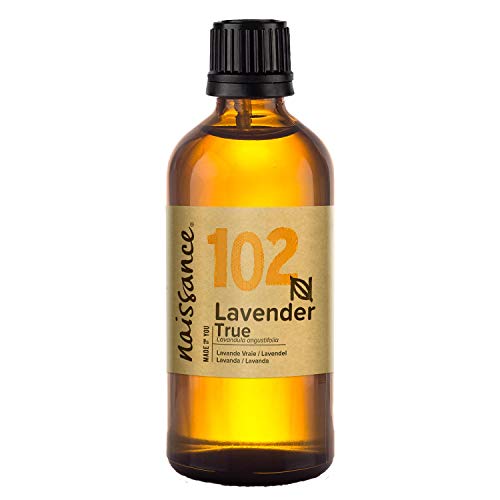 Naissance Aceite Esencial de Lavanda Puro (No.102) 100ml - Aromaterapia Natural Para Dormir, Masaje, Cuerpo, Pelo, Relajación - Humificador, Velas, Jabones, Difusor, Ambientador - Vegano