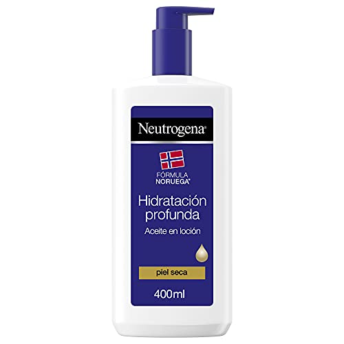Neutrogena Aceite en Loción Hidratación Profunda Fórmula Noruega, Piel Seca, 400 ml