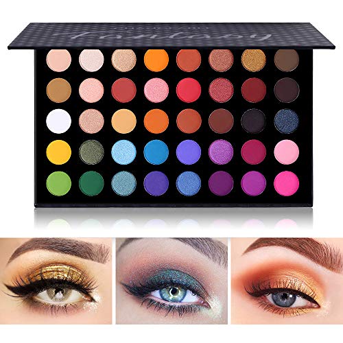 Paleta de sombras de ojos de 32 colores, sombra de ojos neutra mate con brillo, maquillaje de ojos de bronce natural de alto pigmento, sombra de ojos ahumada profesional