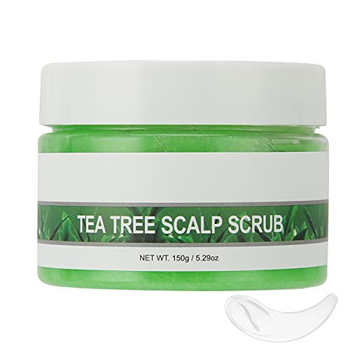 Peeling de cuero cabelludo de 150 g, cepillo de masaje para el cuero cabelludo, peeling de cabello para el cuero cabelludo, exfoliante de tratamiento del cuero cabelludo Exfoliante hidratante