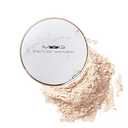 Polvos Translucido Maquillaje, Polvos Sueltos Con Acabado Radiante, Fórmula Ligera, Efecto de Enfoque Suave, Loose Powder Mate, 8g (Natural)