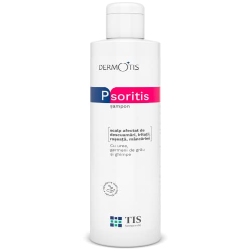 PsoriTIS, Shampoo 10% Urea - Cuero Cabelludo con Seborrea y Psoriasis | Dermatitis Seborreica, Caspa, Pitiriasis, Ictiosis | Picor, Descamación e Inflamación de la Piel | Alivio Calmante e Hidratante