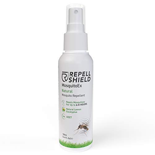 RepellShield Spray Antimosquitos - Repelente Mosquitos, Previene Picaduras Insectos y Mosquito Tigre - Antimosquitos Spray Niños y Adultos - Anti Mosquitos, Alternativa Natural a la Permetrina, 100ml