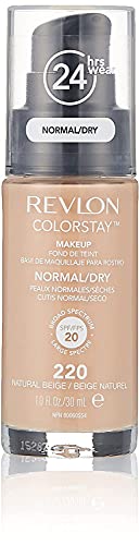 Revlon ColorStay Base de Maquillaje piel normal/seca FPS20 (#220 Natural Beige) 30 ml