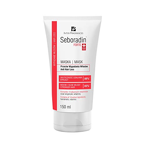 Seboradin Tratamiento de Mascarilla Premium contra la Pérdida y Adelgazamiento del Cabello Con Vitaminas Y Extractos Naturales Para Aumentar el Grosor Y el Crecimiento Tecnología Naturaleza, 150 ml