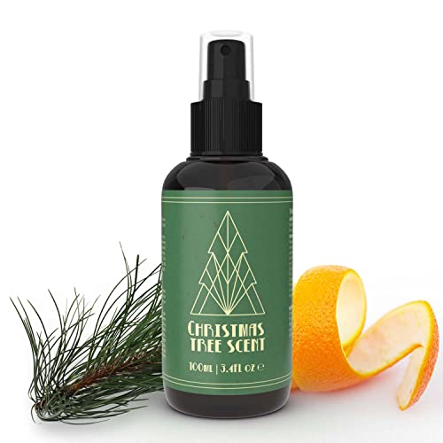 Spray Difusor de Aromas Navidad - Ambientador Natural para Árbol de Navidad con Aceites Esenciales Aromaterapia - Spray Ambientador Aceites Esenciales Navidad - Spray con Aceite Esencial Pino, 100ml