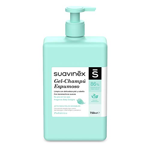 Suavinex Gel y Champú para Bebés, 750 ml