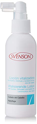 Svenson | Loción Hidratante Vitalizadora Natural Para Fortalecer el Pelo | Rico en Quina, Berro de agua, Guaraná, Aquilea, Aguacate y Péptidos de Soja | Anticaída, Restaurador y Fortelecedor | 150 ml