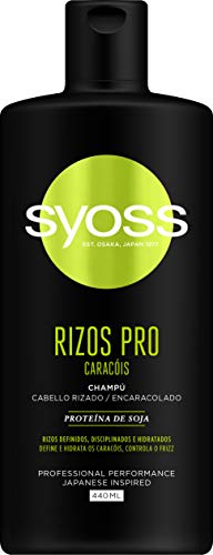 Syoss Rizos Pro Champú para pelo rizado, 440 ml