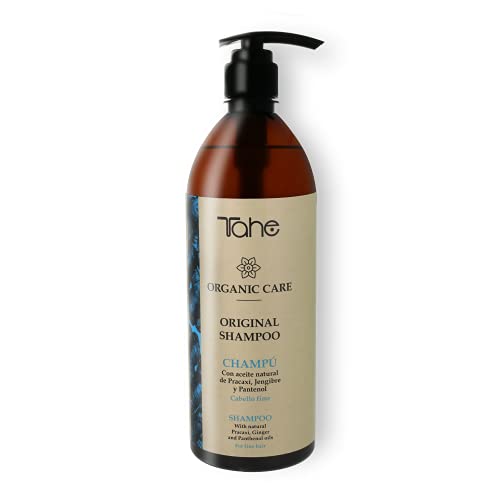 Tahe Organic Care Champú Original para Cabello Fino con Aceite Natural de Pracaxí, Jengibre y Pantenol, 1000 ml