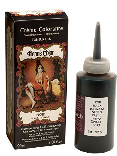 Tinte de henna para el cabello, color rojo intenso, 90ml, de Henne Color