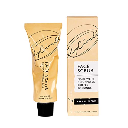 UpCircle - Exfoliante facial de café  mezcla de hierbas para pieles grasas o mixtas