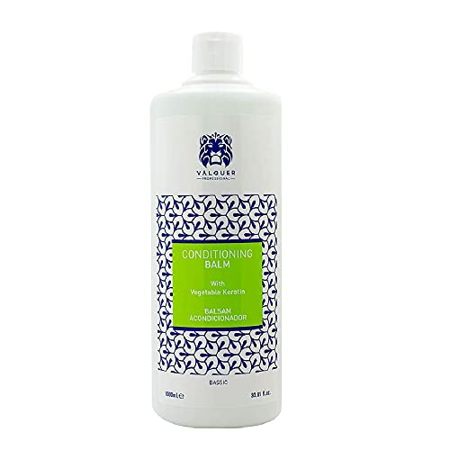 Valquer Profesional Acondicionador capilar revitalizante con keratina natural. Bálsamo para el cabello. Cabello dañado - 1000 ML